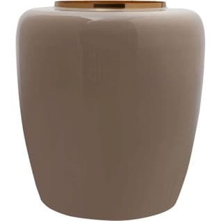 Vase Métal Marron 34x34x36,5cm