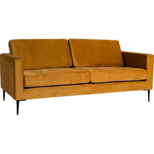 Sofa Tissu Orange 180x88x82cm