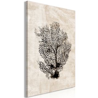 Tableau Sea Fan Vertical 80 X 120 Cm Beige