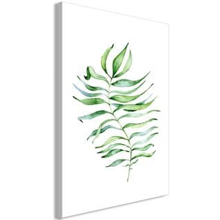 Tableau Dancing Leaf Vertical 40 X 60 Cm Vert