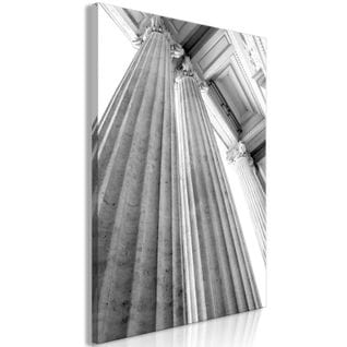 Tableau Stone Columns Vertical 60 X 90 Cm Blanc