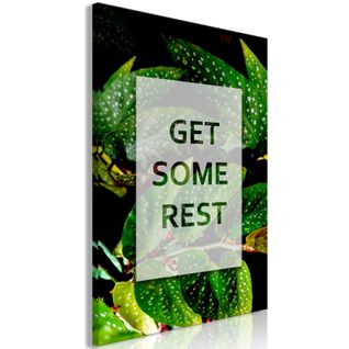 Tableau Get Some Rest Vertical 60 X 90 Cm Vert