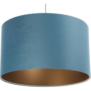 Suspension Glamour Ø 50 Cm - H30 Cm Bleu