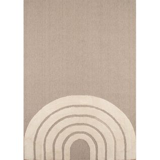 Tapis Tissé Intérieur Bambi Arc En Ciel 120 X 170 Cm Beige