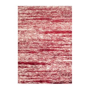 Tapis Tissé Intérieur Oslo Abstrait 200 X 290 Cm Rouge