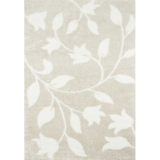 Tapis Tissé Intérieur Oslo Feuille 67 X 90 Cm Beige