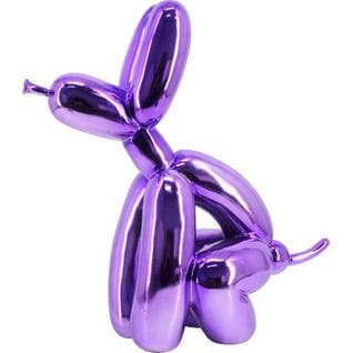 Figurine Chien Déco Tendance Violet