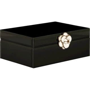 Boîte à Bijoux Élégante Vivy Noir Petit Format
