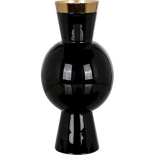 Vase Novee Élégance Noire Classique