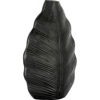 Vase Willow Élégance Noire Aluminium
