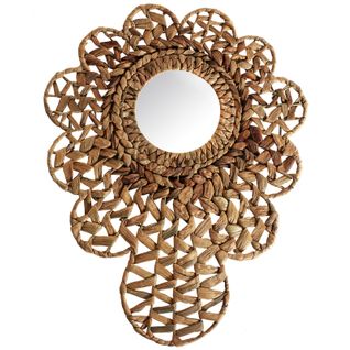 Miroir Boho Chic Naturel En Paja