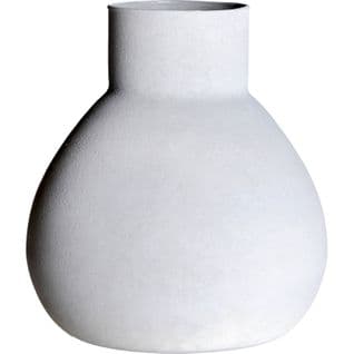 Vase Laly Chic En Verre Blanc Vintage