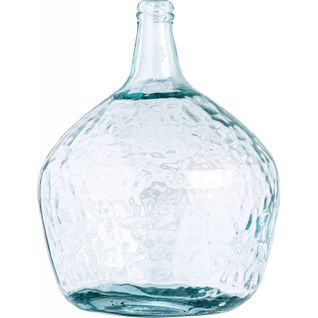 Vase Vintage Transparent En Verre