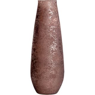 Vase Gieler Style Art Déco En Cristal Marron