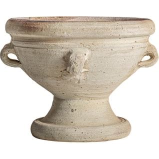 Vase Vintage Élégance En Argile Crème