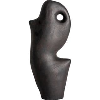 Vase Nohae Élégant Style Art Déco Noir