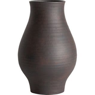 Vase Nohae Noir En Céramique Style Art Déco