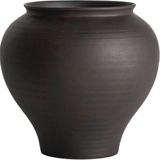 Vase Nohae Style Art Déco Noir En Céramique