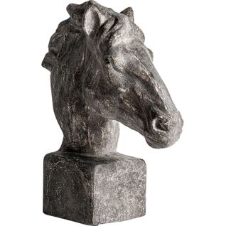 Sculpture Buste Cheval Noir Design