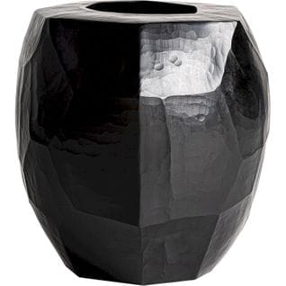 Vase Galeo Contemporain Noir En Céramique