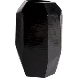 Vase Galeo Contemporain En Céramique Noire