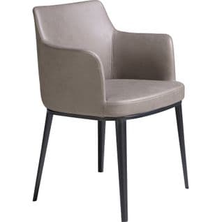 Fauteuil Silla Élégant En Tissu Vison Angel Cerda