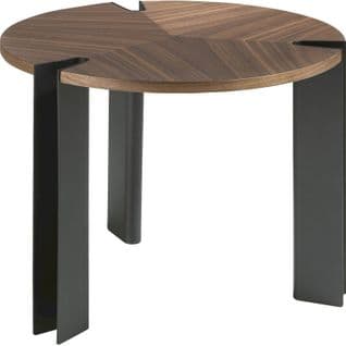 Table D'angle Design Moderne En Noyer Angel Cerda