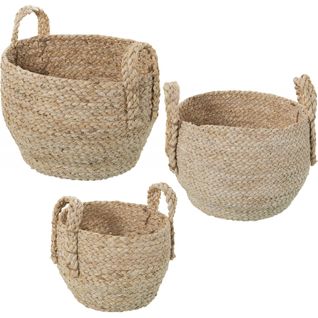 Panier Tressé Chic Pour Une Décoration Naturelle Et Astucieuse