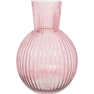 Vase Cristal Rose Éclat Pour Élégance Intérieure