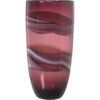 Vase En Verre Rouge Élégance Intérieure Chic