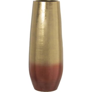 Vase Élégant Doré Céramique Pour Intérieur Chic