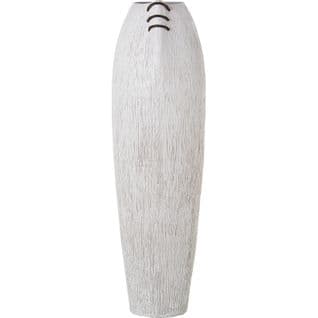 Vase Blanc Céramique Élégant Pour Déco Chic