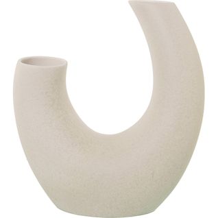 Vase Céramique Abstrait Beige Épuré Et Élégant