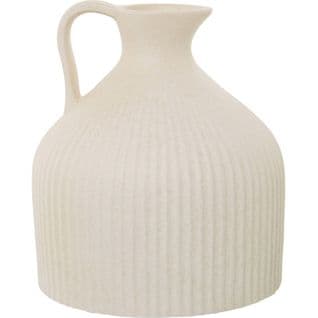 Vase En Céramique Beige Élégant Et Raffiné