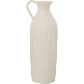 Vase Céramique Beige Épuré Pour Déco D'intérieur