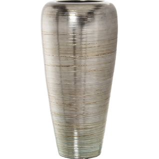 Vase Design Élégant Argent Éclat Déco Moderne