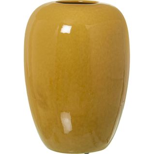Vase En Céramique Jaune Lumineux Pour Intérieur Chic