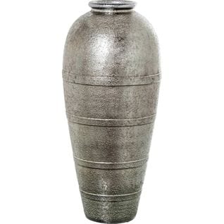 Vase Élégance Argentée En Céramique Pour Maison Chic