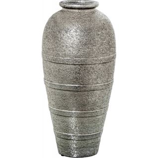 Vase Argenté Design Pour Élégance Intérieure Moderne
