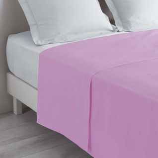 Drap Plat 180 X 290 Cm Rose Dragée