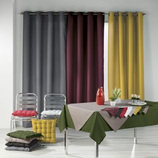 Nappe Rectangle Polyester 140 X 300 Cm Bordeaux