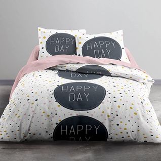 Parure Housse De Couette Happy Day