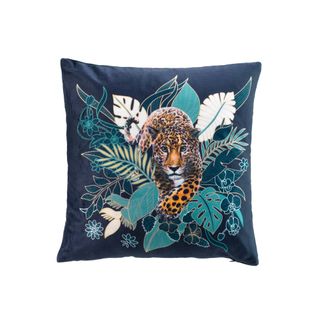 Housse De Coussin Leopard Feline 40 X 40 Cm