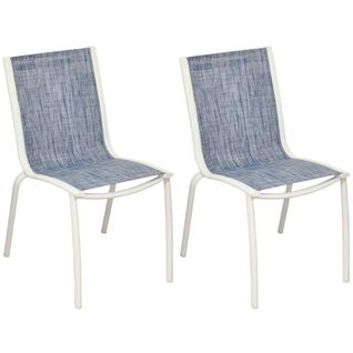 Chaise Aluminium Textilène Linea (lot De 2) Jeans