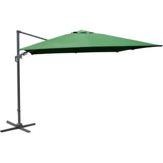 Parasol Déporté Orientable 360° Inclinable Gauche Droite 3 X 3 M Orient Vert