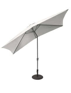 Parasol Centré Et Inclinable 2 X 3 M - 2 M - Ecru