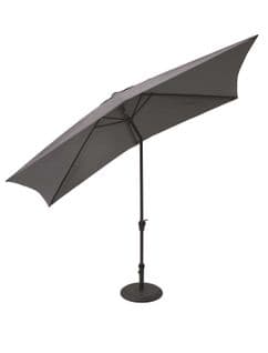 Parasol Centré Et Inclinable 2 X 3 M - 2 M - Gris Anthracite