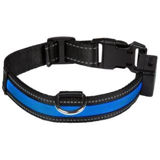 Collier Lumineux Light Collar Rechargeable S Bleu Pour Chien