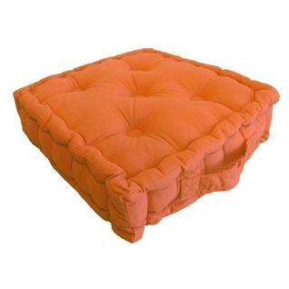 Coussin De Sol En Coton 40 Cm Orange