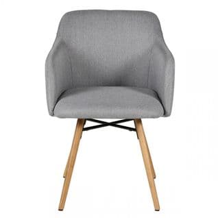 Fauteuil Gris Clair Maya